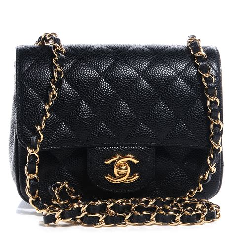 chanel mini quilted caviar